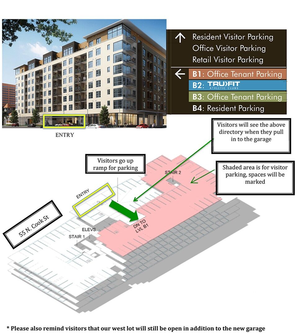 Aspen Dental Visitor-Garage-Map